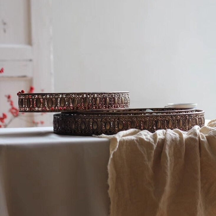 Claire Embossed Serving Tray