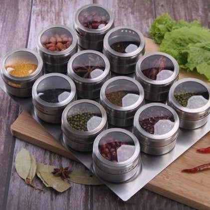 Clausen Magnetic Spice Jars