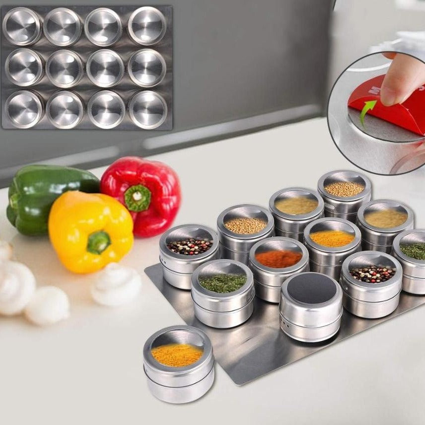 Clausen Magnetic Spice Jars