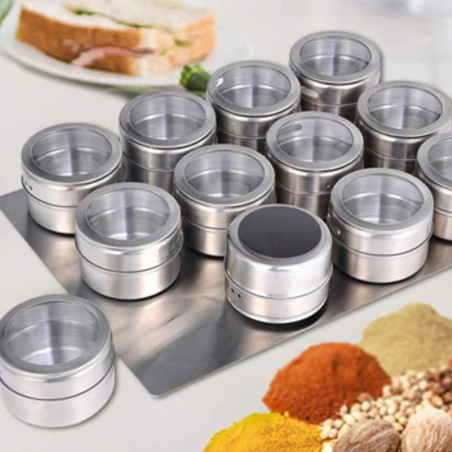 Clausen Magnetic Spice Jars