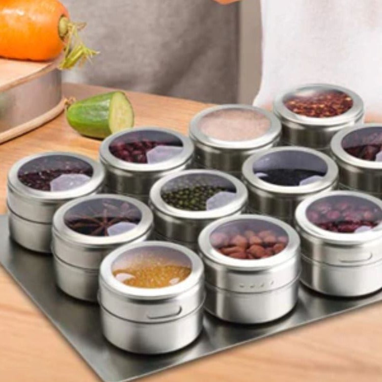 Clausen Magnetic Spice Jars