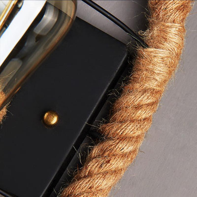 Cluv - Round Rope Wrap Wall Lamp