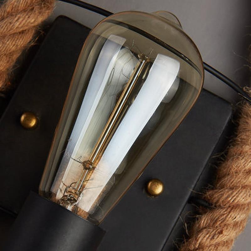 Cluv - Round Rope Wrap Wall Lamp