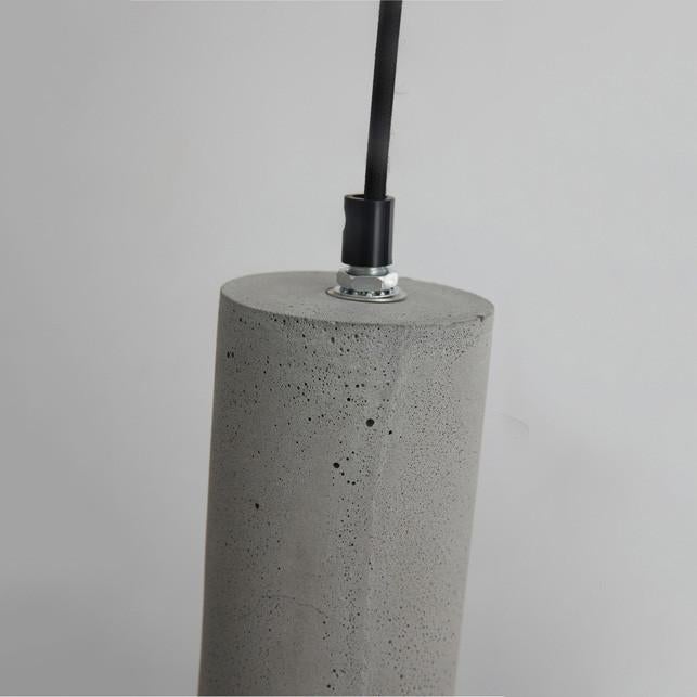Long Concrete Pipe Pendant Light