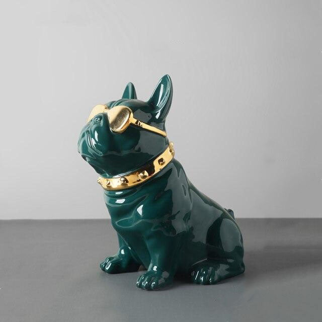 Cool Dog Ceramic Tissue Box