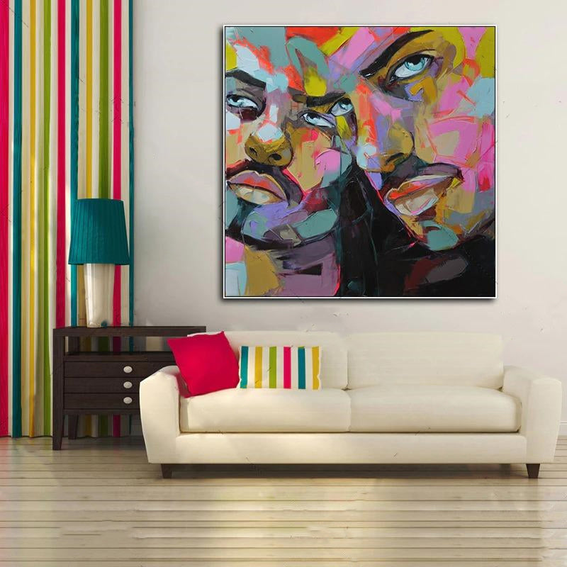 Cool Men Hand Painted Canvas