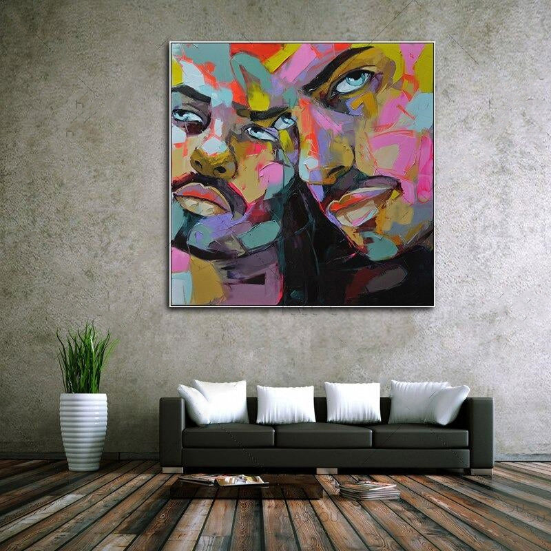 Cool Men Hand Painted Canvas