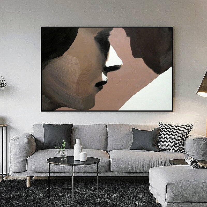 The Couple Hand Painted Canvas