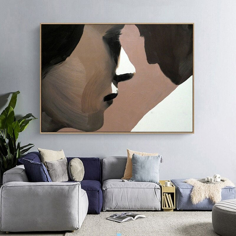 The Couple Hand Painted Canvas