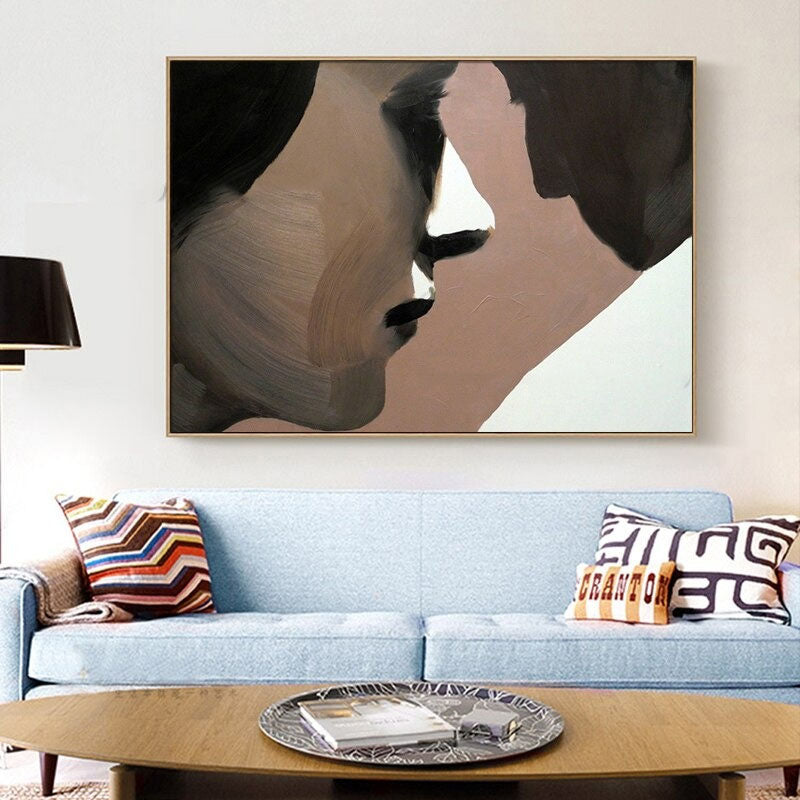 The Couple Hand Painted Canvas