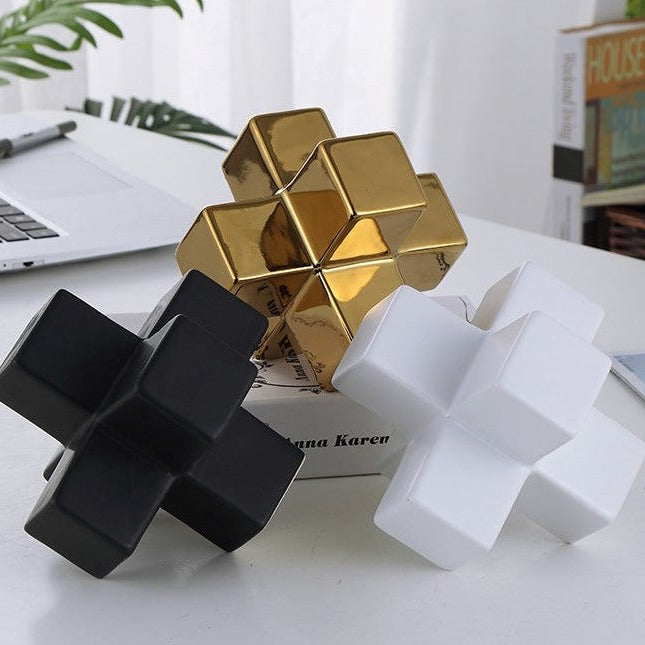 Cube Squared Statues