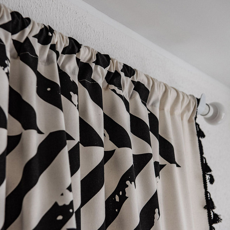 Arrow Print Light Filtering Curtain