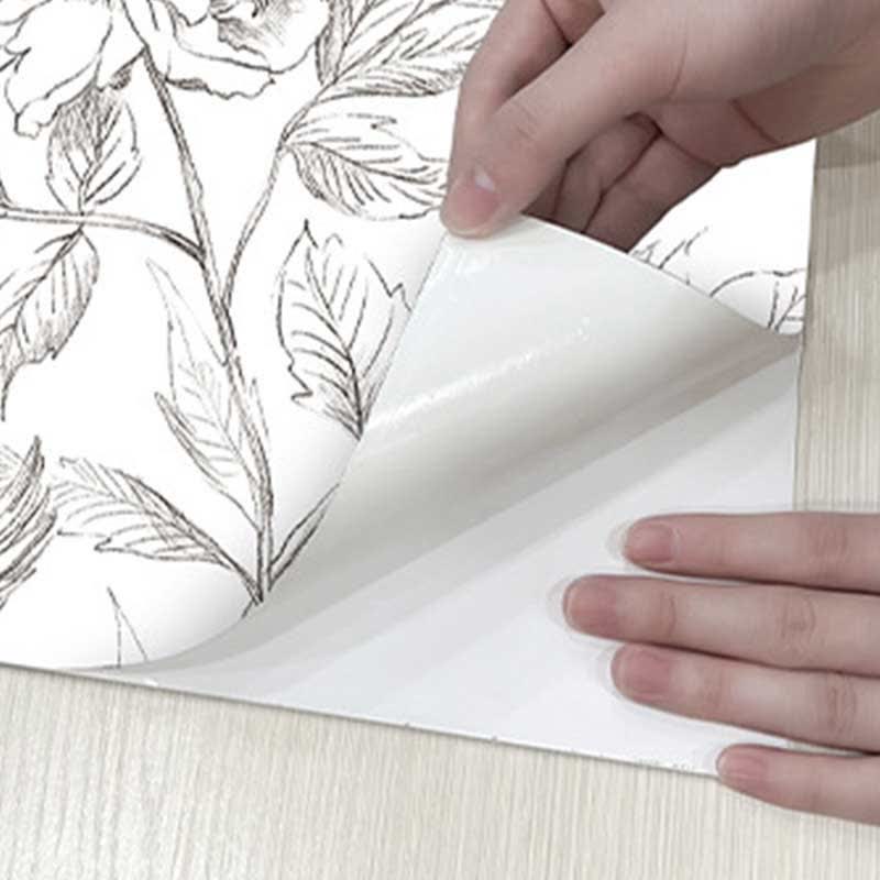 Bird Flower Waterproof Peel & Stick Wallpaper (1 roll)