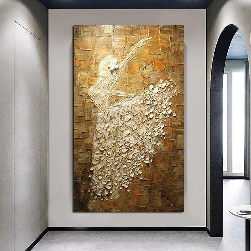 The Dancer's Song Hand Painted Canvas