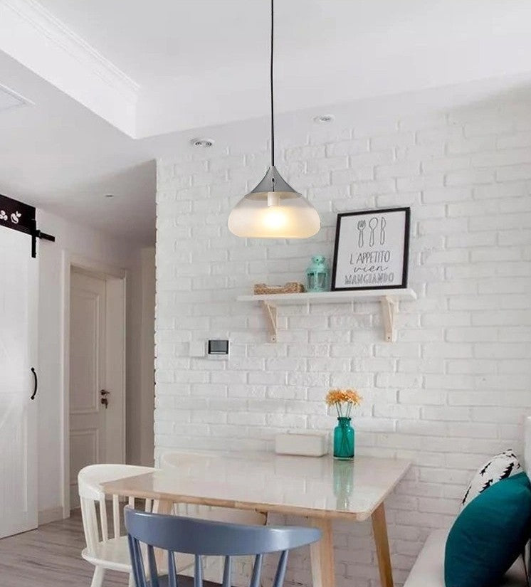 Frosted Glass Pendant Light