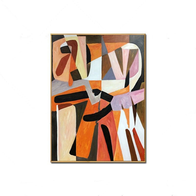 Disjointed Hand Painted Canvas