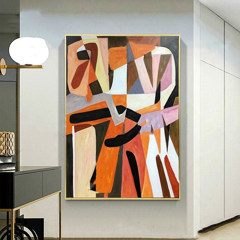 Disjointed Hand Painted Canvas