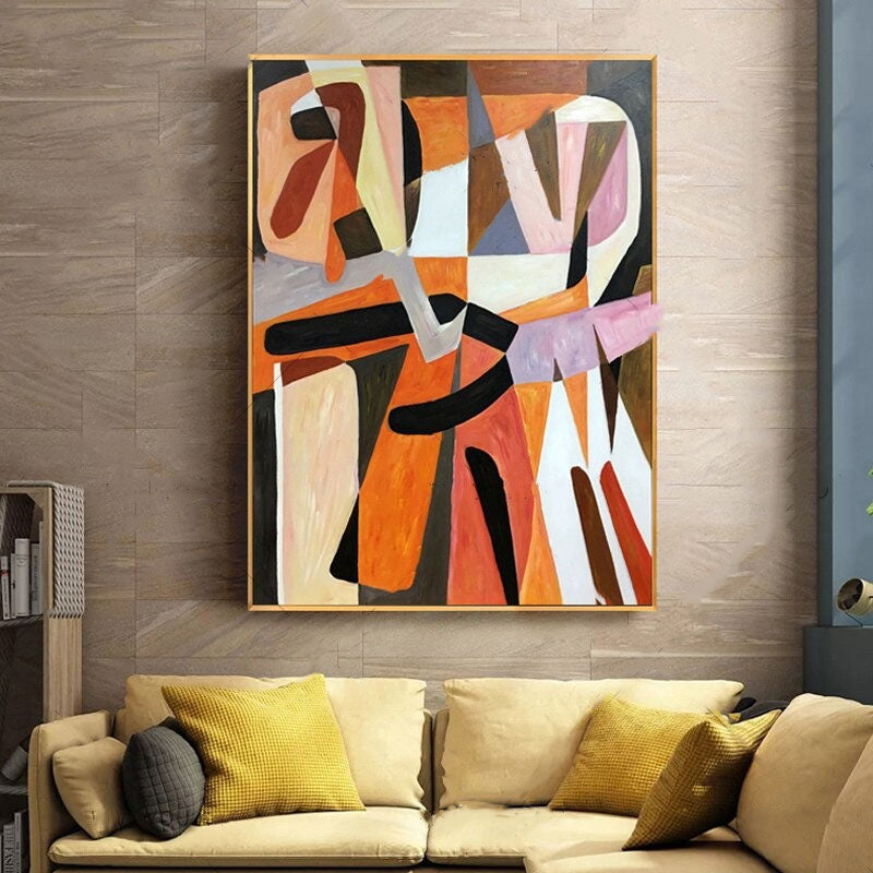 Disjointed Hand Painted Canvas