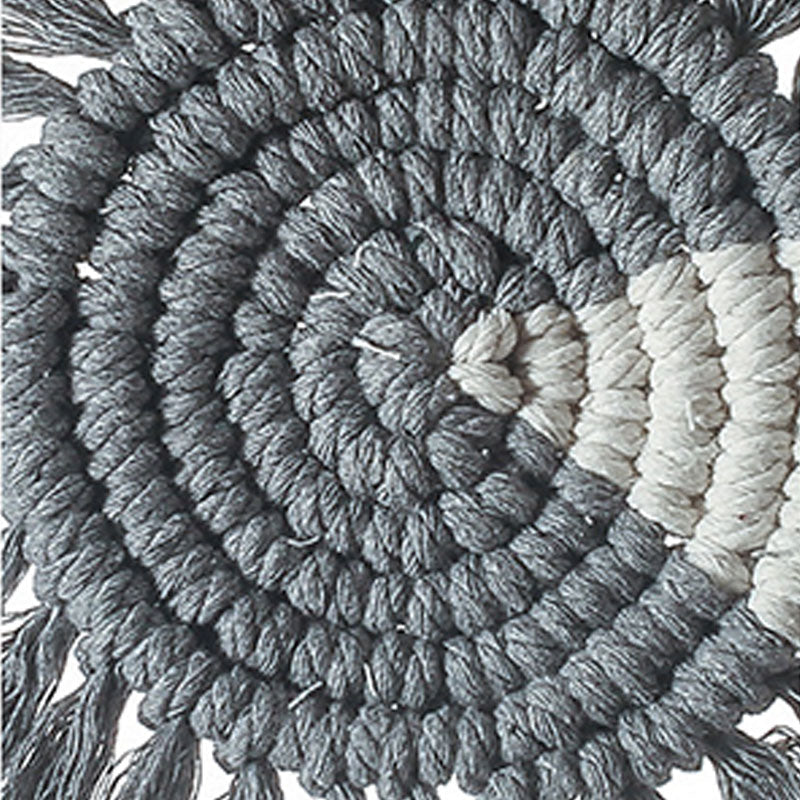 Bohemia Woven Hand-Made Cotton Linen Placemats Coasters (3PCS)