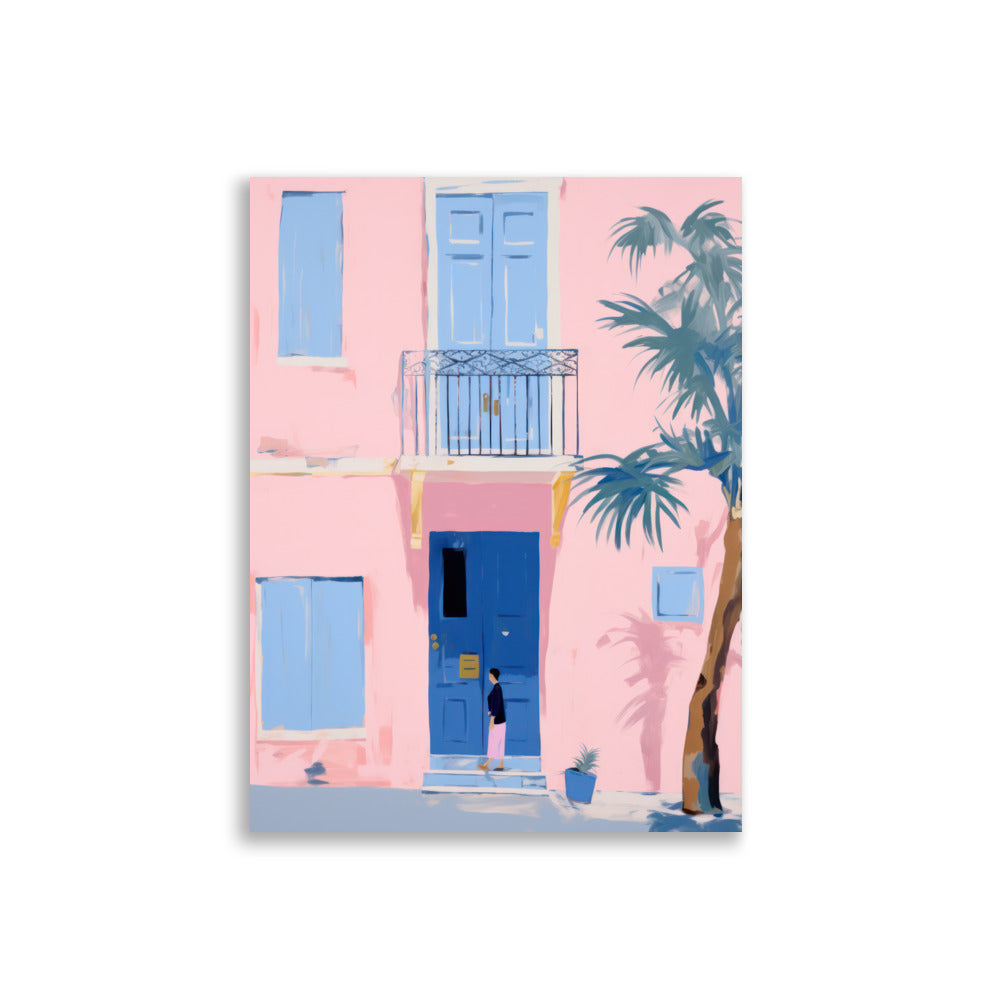 House with Blue Door