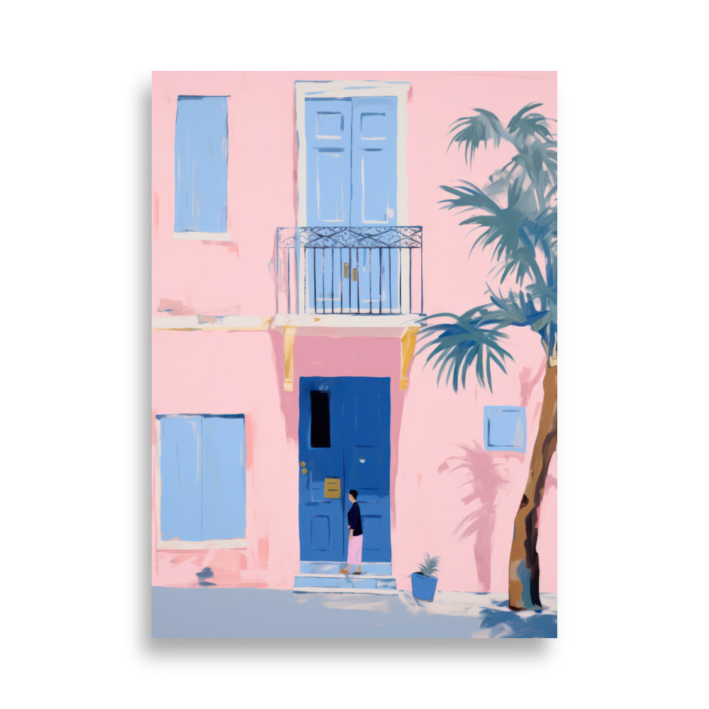 House with Blue Door