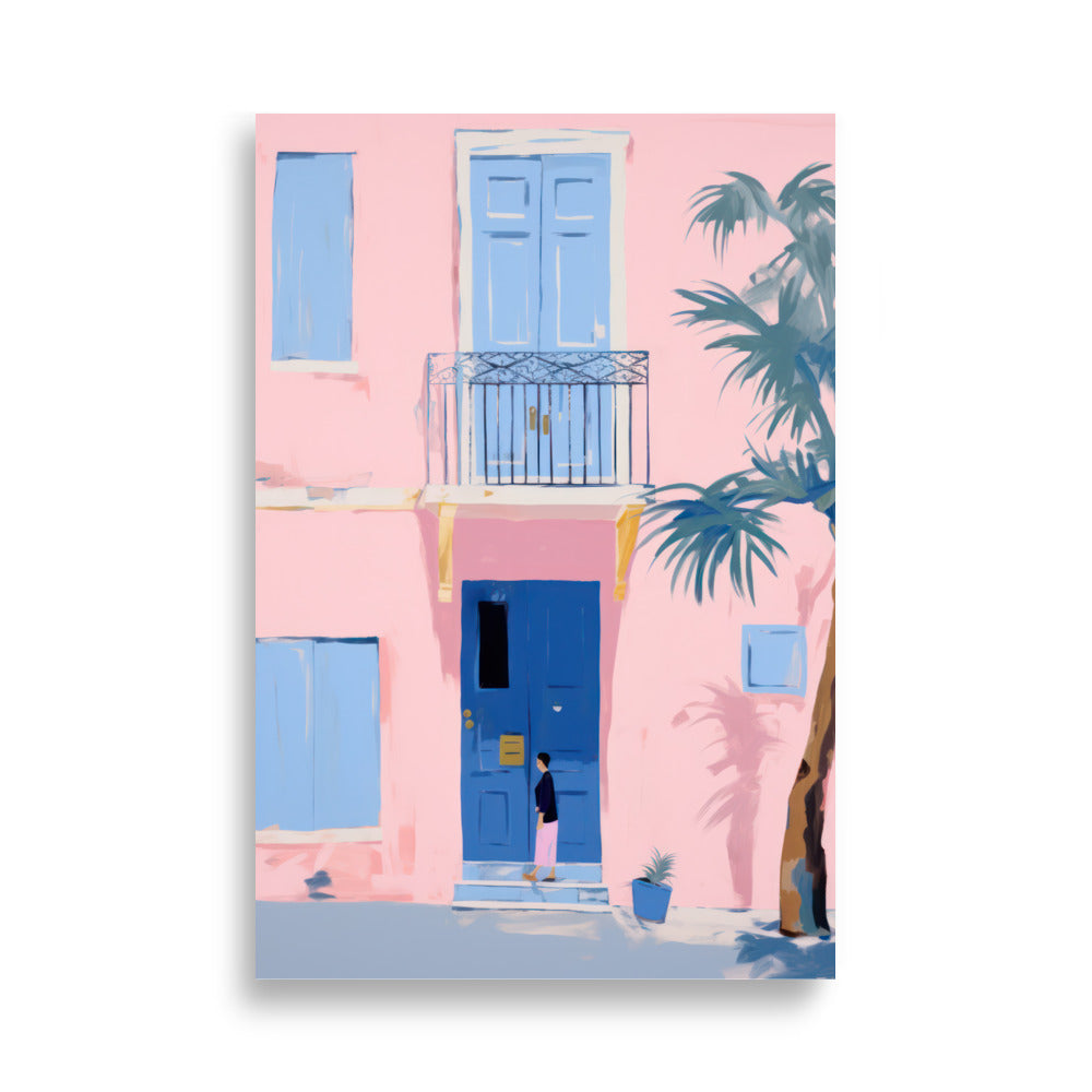 House with Blue Door