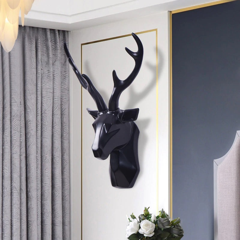 Finnigan Faux Deer Head Sculpture