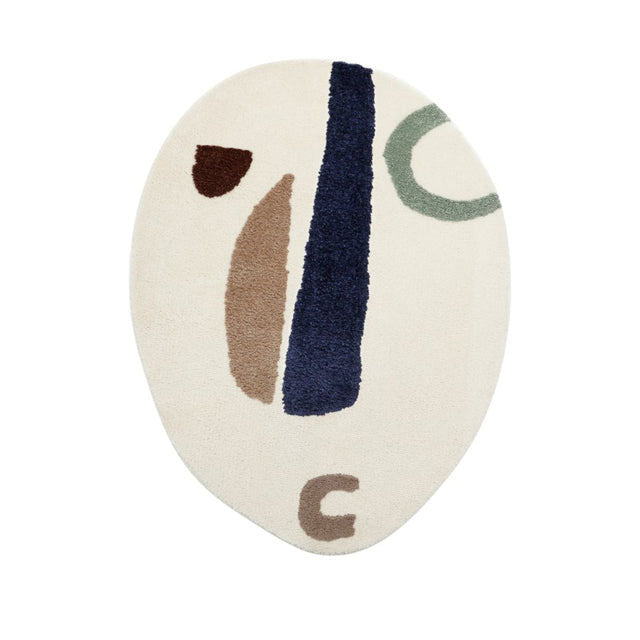 Franco Abstract Face Rugs