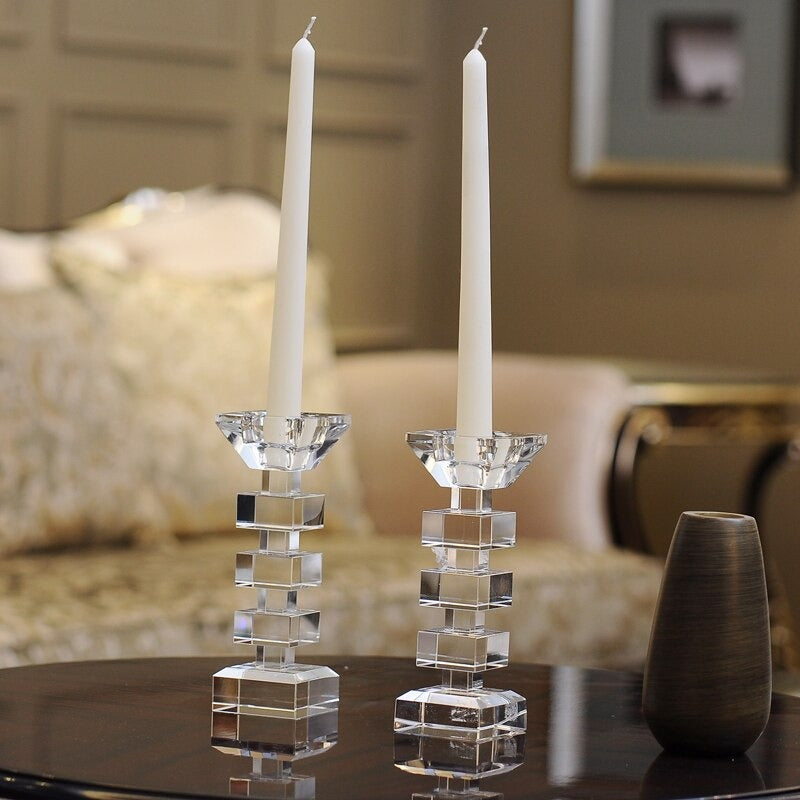 Giselle Glass Candle Holders