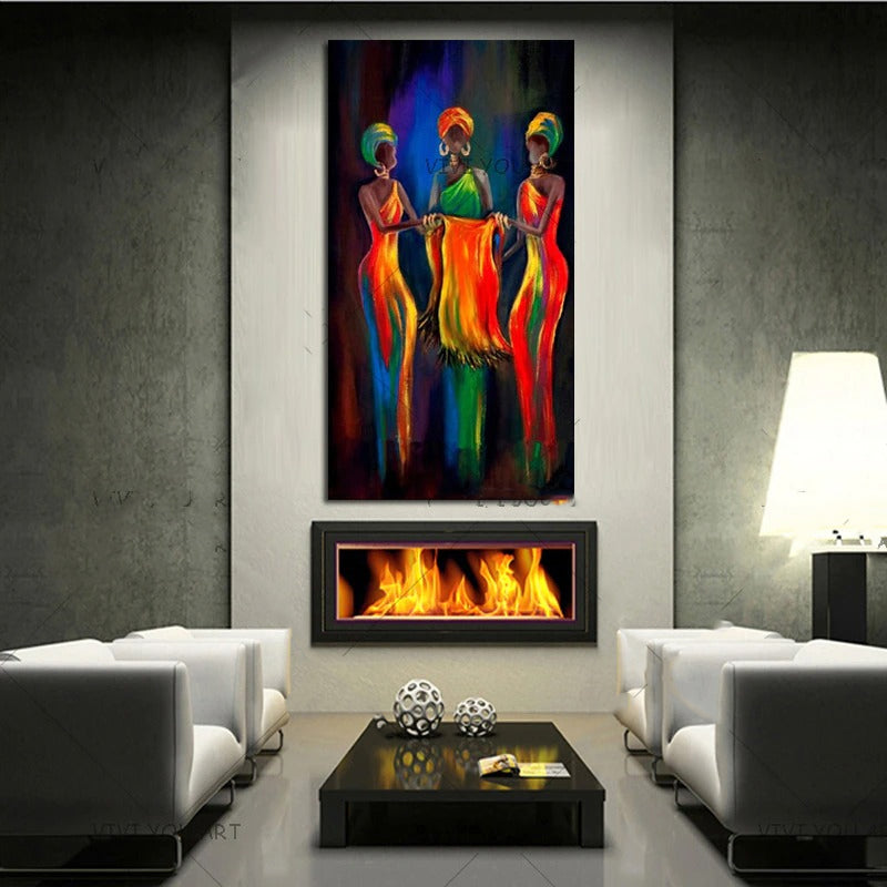 Glamorous Hand Painted Canvas