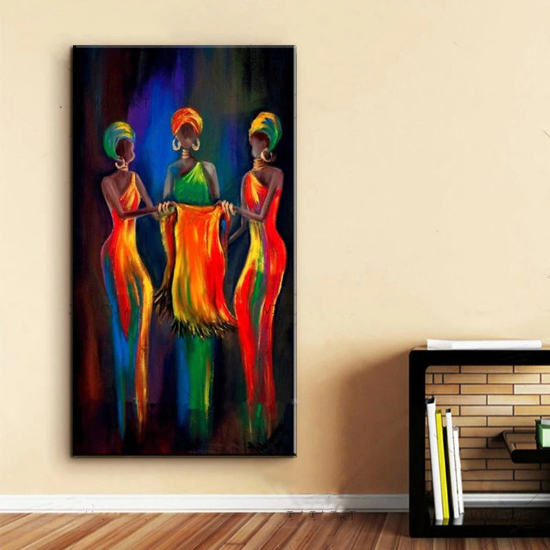 Glamorous Hand Painted Canvas