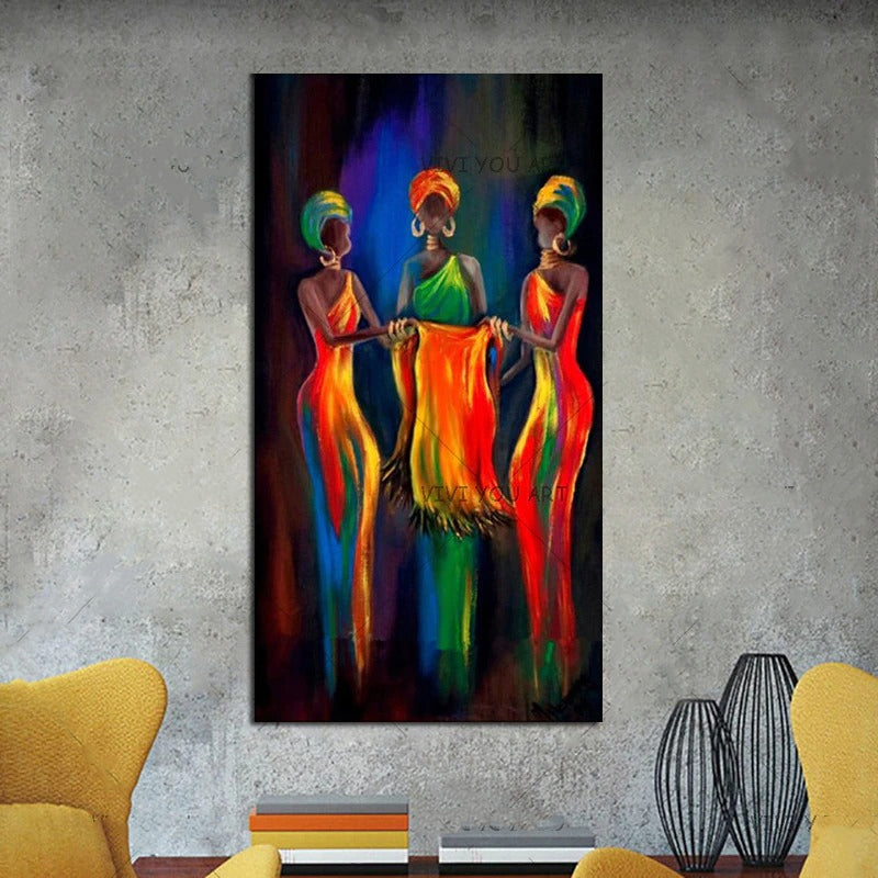 Glamorous Hand Painted Canvas