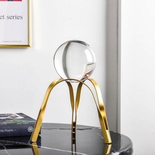 Gracielle Gazing Sphere Modern Statues