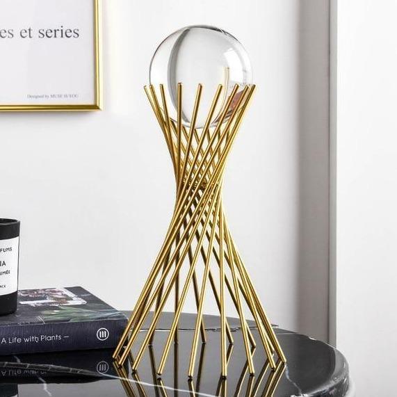 Gracielle Gazing Sphere Modern Statues