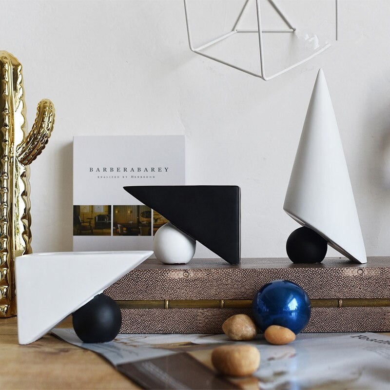 Grant Geometric Candle Holders