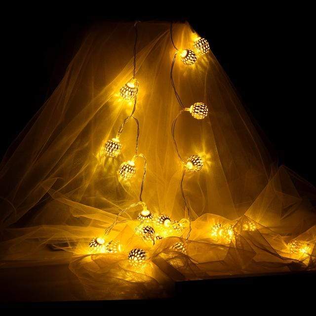 Creative Balls with Golden LED light