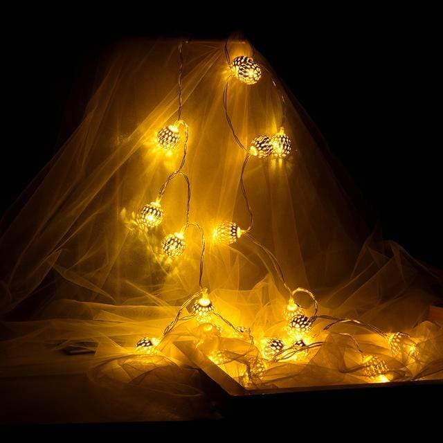 Creative Balls with Golden LED light