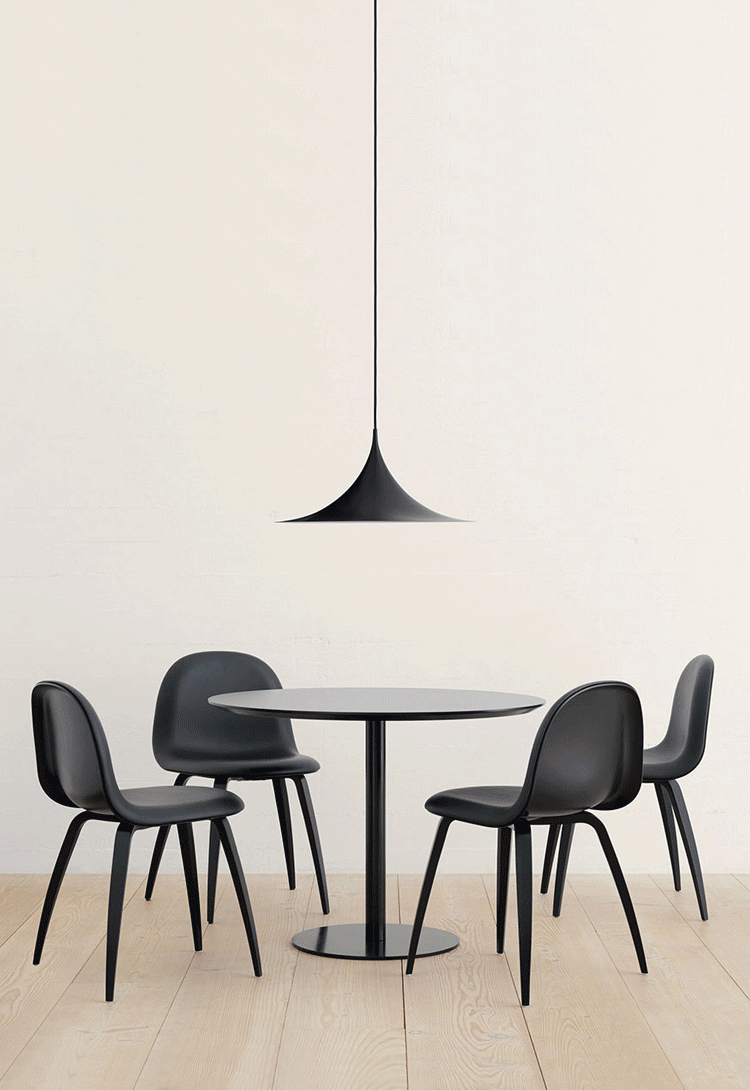 gubi semi pendant lamp