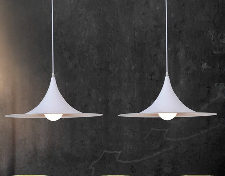 gubi semi pendant white