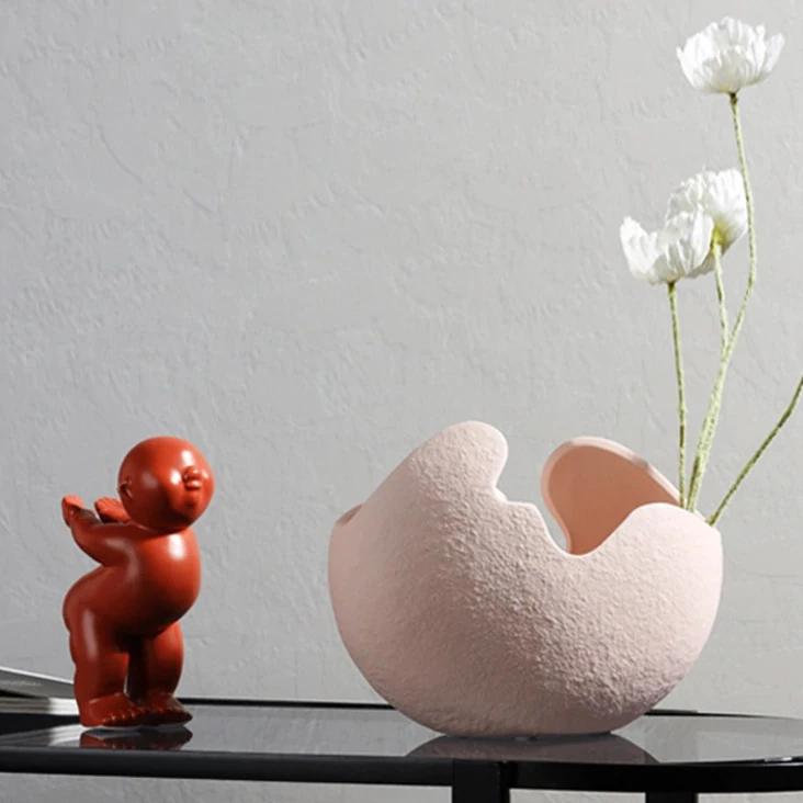 Hani Color Cracked Egg Vases