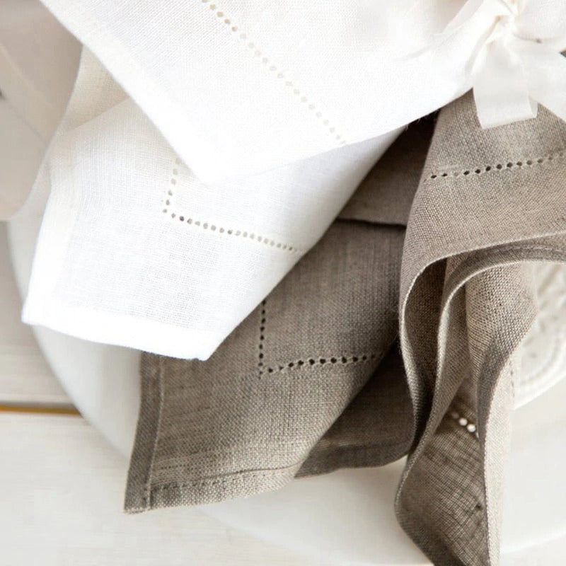 Hannah Hemstitched Cloth Napkins