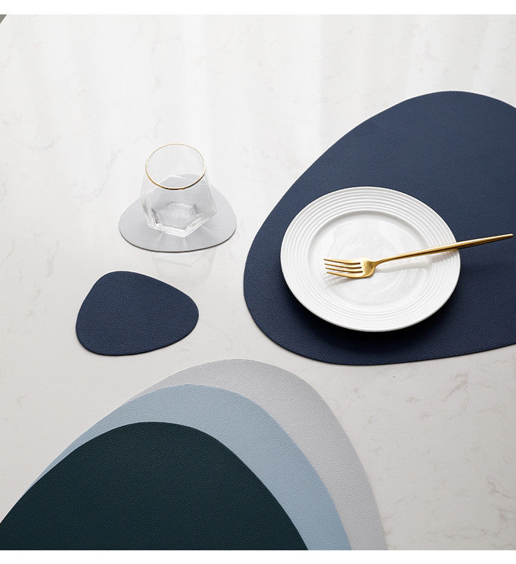 Harrison Faux Leather Dining Pad Set