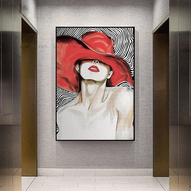 Hatastic Hand Painted Canvas