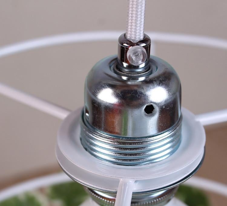 Hanging Plant Cage Pendant Light