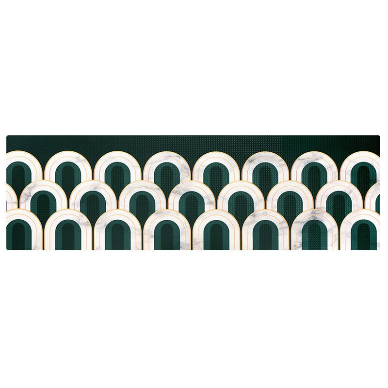 Green Kitchen Floor Mat