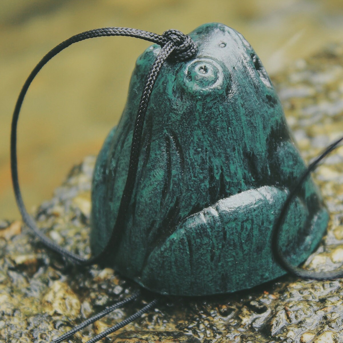 Japanese Style Metal Frog Wind Chime, Iron Animal Bell Ring Windchime, Traditional Eastern Oriental Zen Home Garden Decoration