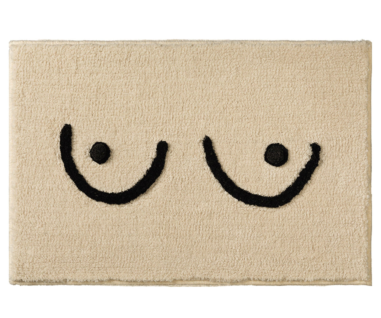 Cute Naked Boobs Bath Mat
