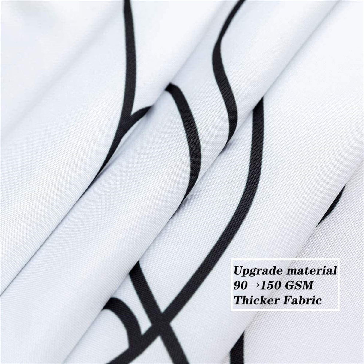 Ofat Home Boho Chic Tribal Shower Curtain with Hooks Bathroom Decor, No Liner Needed Waterproof Washable, Heavy Fabric 150gsm, 72"x72"