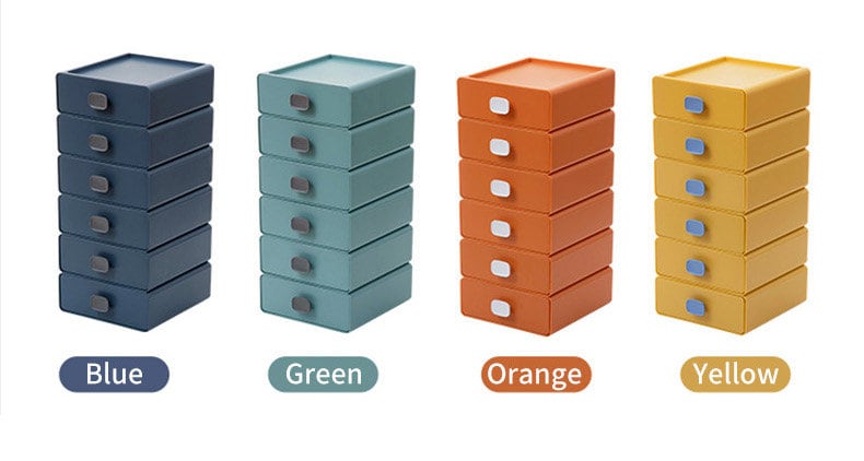 Stylish Pastel Desk Storage Boxes
