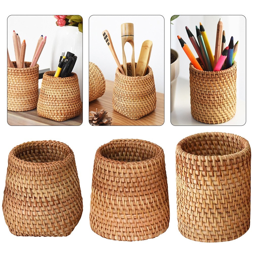Natural Eco-Friendly Rattan Woven Storage Basket